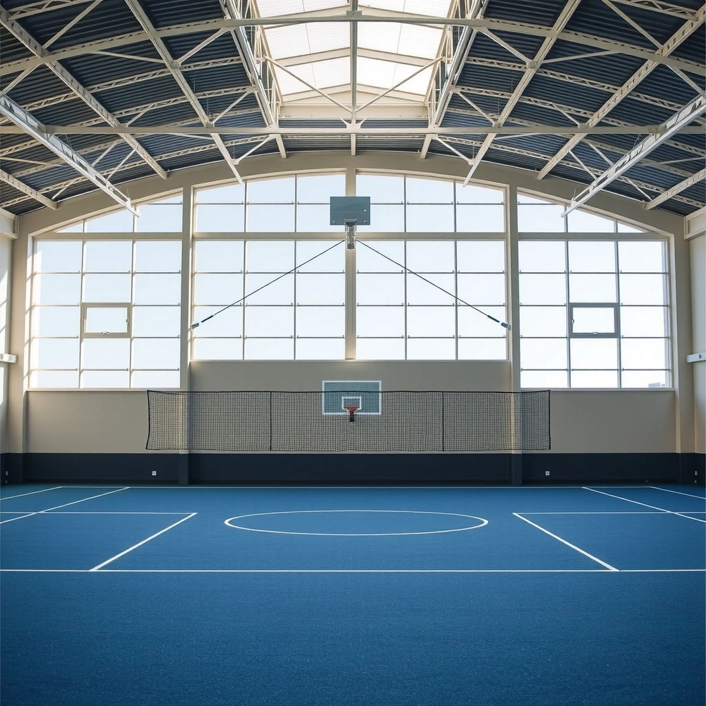 Pista de atletismo em competição