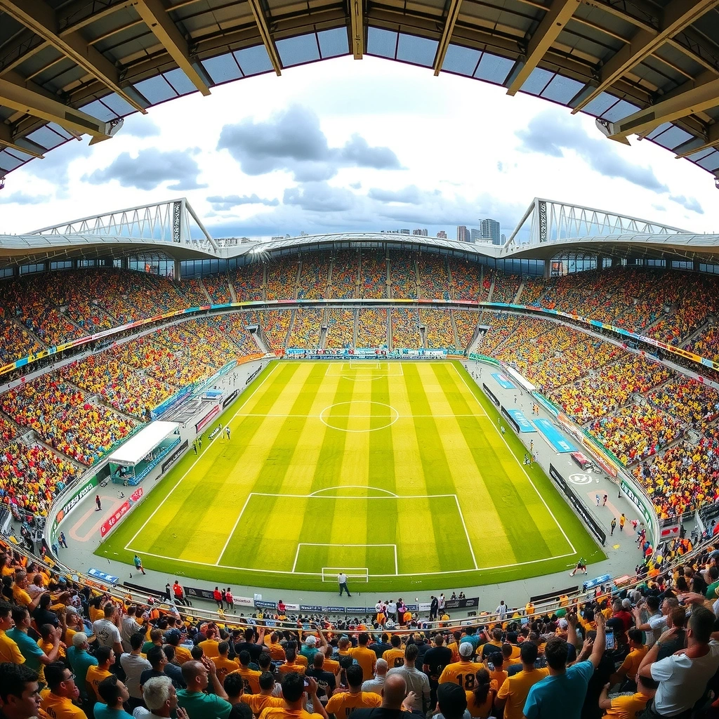 Estádio de futebol em Brasília